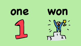 one won